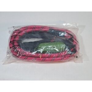 Taglory Rope Dog Leash 5' Pink 1/2 Inch Reflective Padded Handle New TGQYS013